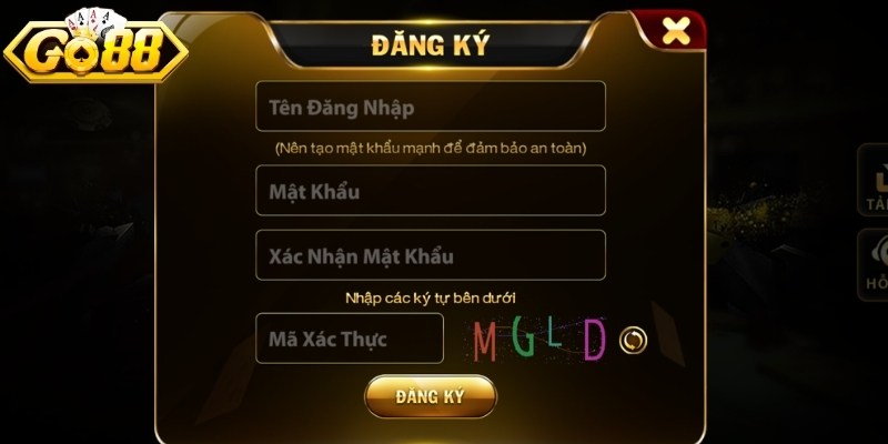 3 bước đăng ký GO88