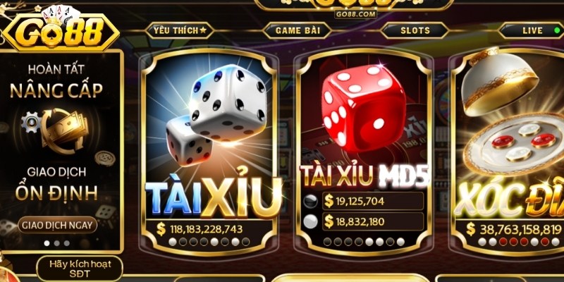 Điểm nổi bật khi hội viên tham gia vào tài xỉu GO88