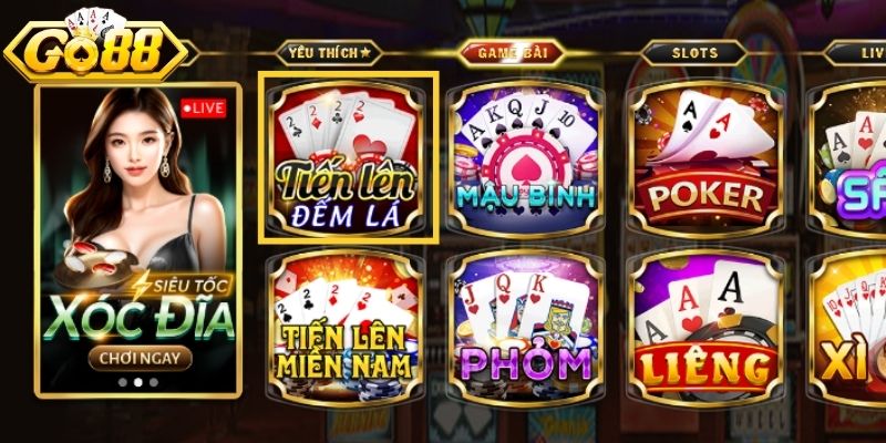 Tiến lên đếm lá GO88 yêu cầu tư duy và phản xạ linh hoạt