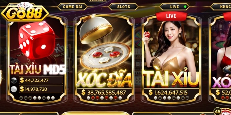 Điểm nổi bật được nhiều người yêu thích của xóc đĩa GO88