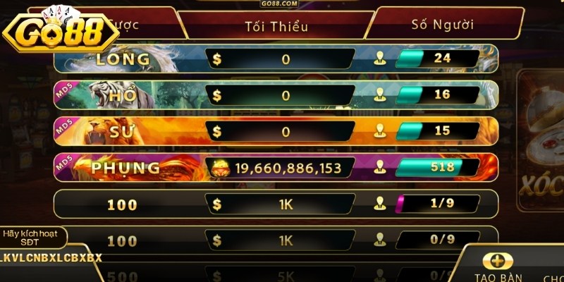 Những dạng cầu người chơi cần nắm trong xóc đĩa GO88