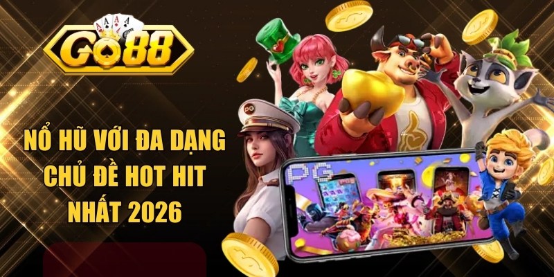 Nổ hũ với đa dạng chủ đề hot hit nhất 2026